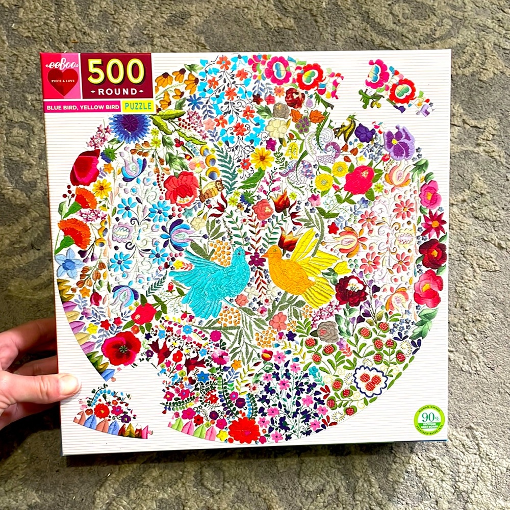 Eeboo 500 round puzzle